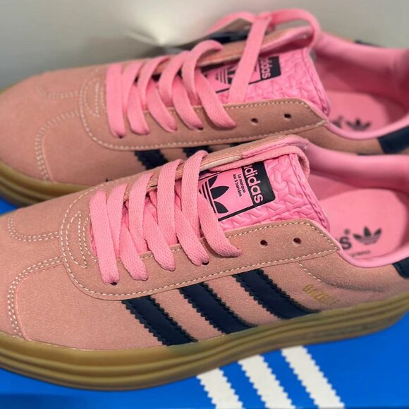 Adidas GAZELLE BOLD OG PINK H06122 Womens Sneakers - Picture 2 of 5